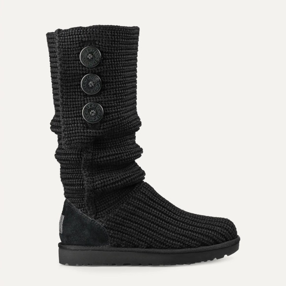 UGG Shoes - UGG Australia Classic Cardy Knit Button Boots